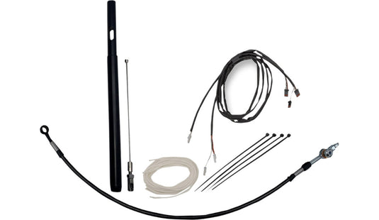 Fat Baggers, Inc. 109016-B EZ Install Handlebar Kit - Black Braided