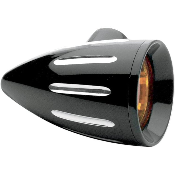 Headwinds 3-1811ZAP 1in. Turn Signals - Revolver Rocket - Black