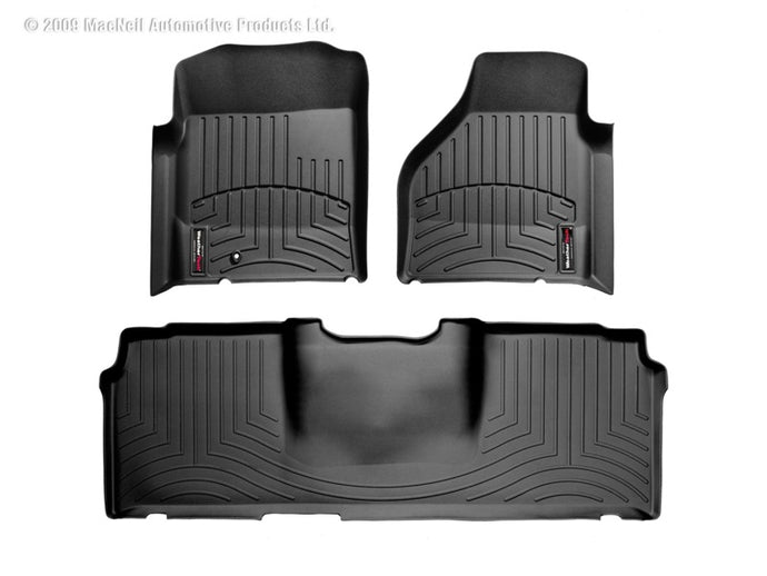Weathertech 440041-440123 WT FloorLiner - Front - Blk