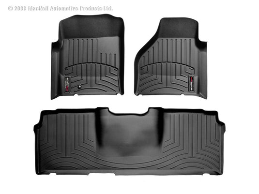 Weathertech 440041-440123 WT FloorLiner - Front - Blk