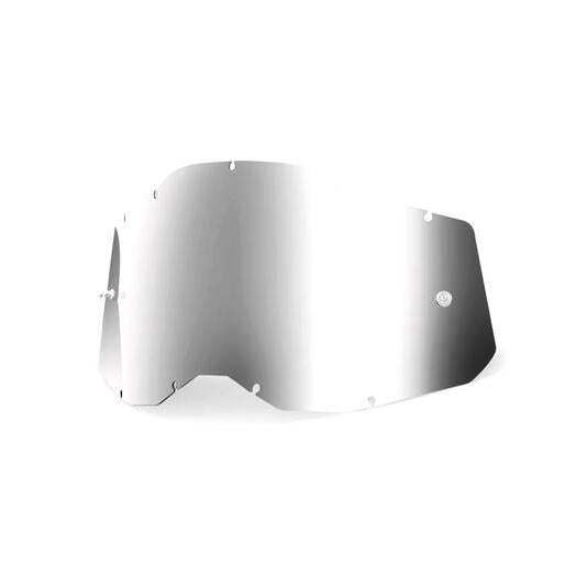 100% Replacement  Sheet Lens for RC2/AC2/ST2 Goggles - Mirror Silver Lens