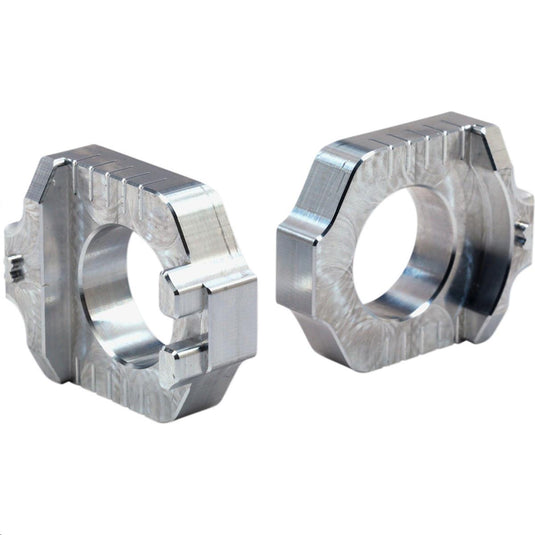 Works Connection 17-320 Elite Axle Blocks - Silver