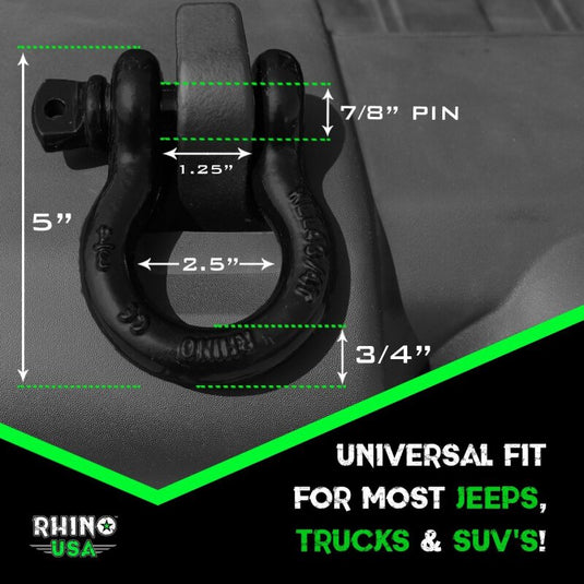 Rhino Usa RNO-SHACKSTRAP30 RSA Shackles