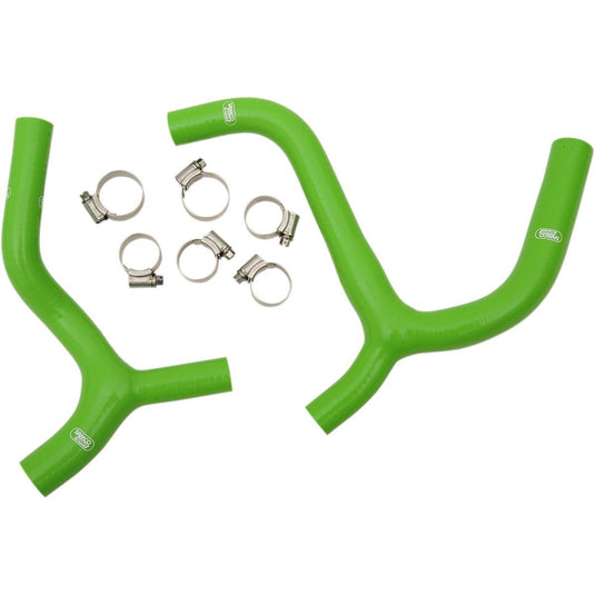 Moose Racing KAW-92-GN Race Fit Radiator Hose Kit - 2 - Green