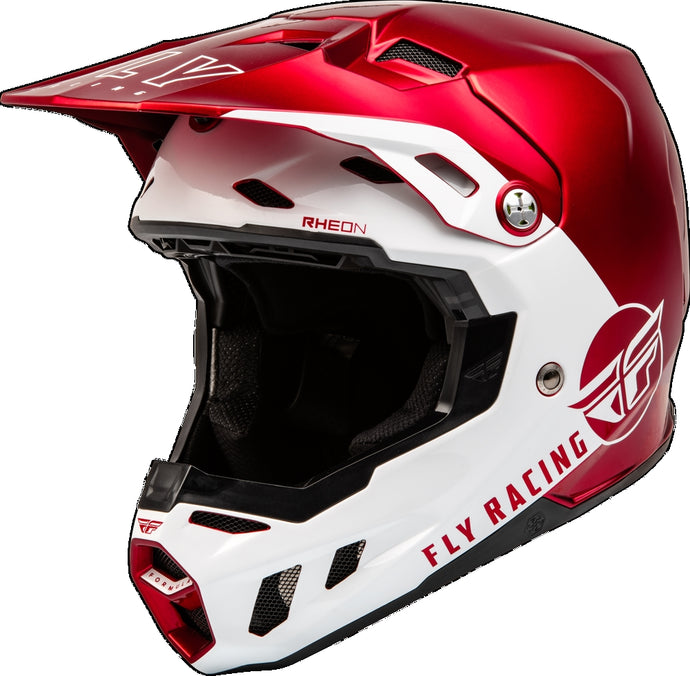 Metallic Red/White