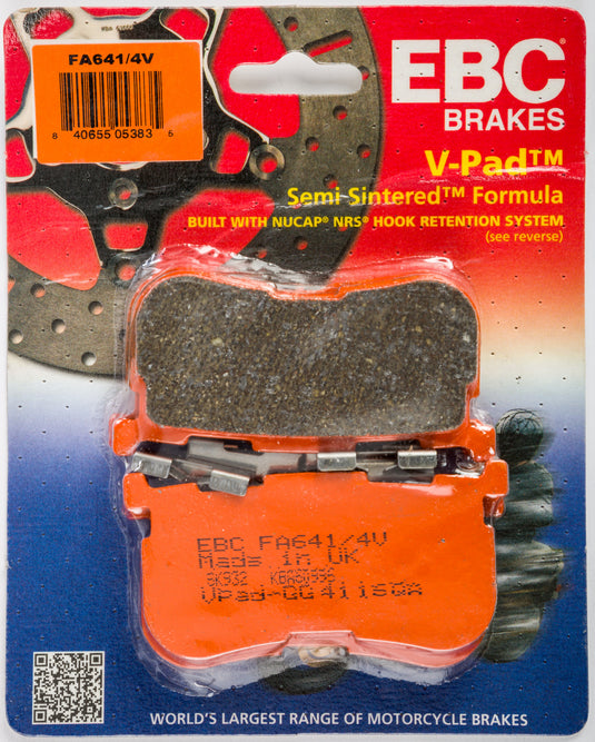 Ebc FA641/4V Semi-Sintered V Brake Pads
