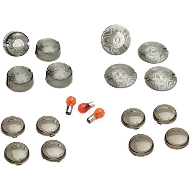 Drag Specialties 0906-6316 Smoked Turn Signal Lens Kit