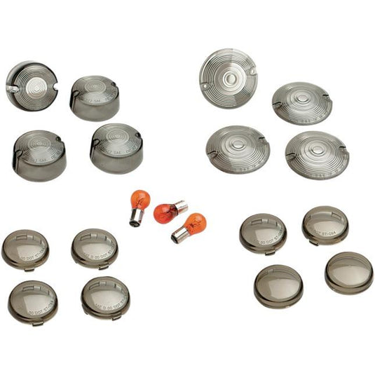 Drag Specialties 0906-6316 Smoked Turn Signal Lens Kit