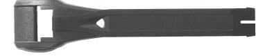 Gaerne Boot Strap - Black - Long