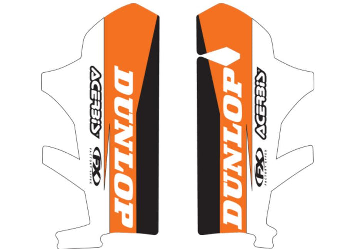 Factory Effex 17-40572 Sponsor Logo Lower Fork Guard Graphic Kit
