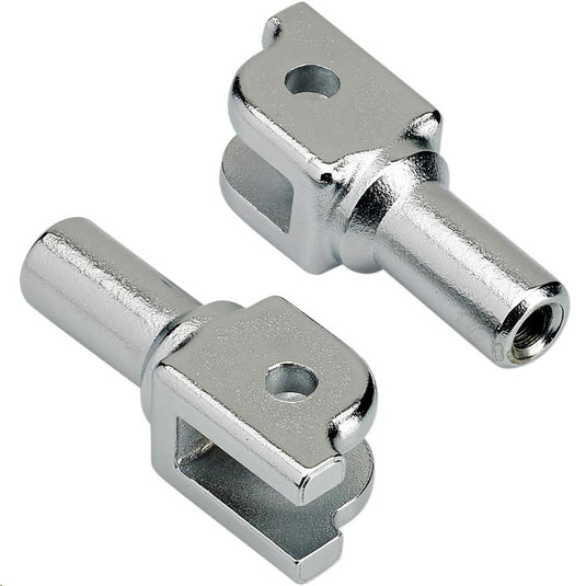 Biltwell Inc. 0107-1640-05 Norman Footpeg Clevises - Chrome