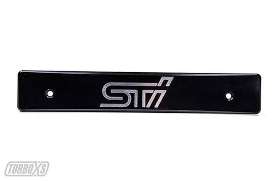 Turbo Xs WS15-LPD-BLK-STI TXS License Plate Relocation