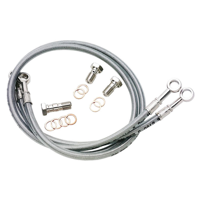 Galfer Brakes FK003D975-4-OLD Stainless Steel Front/Rear Hydraulic Brake Line Kit