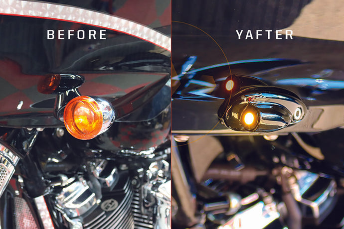 Bagger Nation LB-RG-DRL-C Lightning Bullets for FLTR Models - Chrome