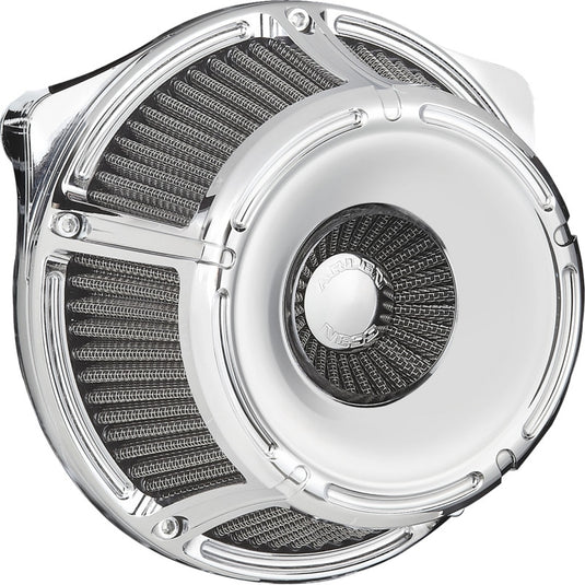 Arlen Ness 600-232 Inverted Series Air Cleaner Kit - Slot Track - Chrome