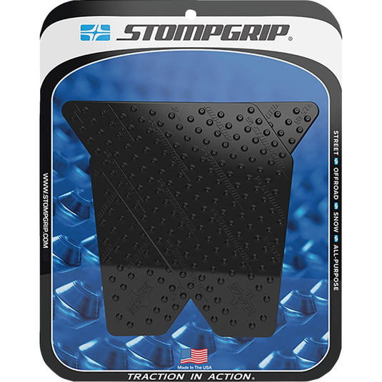 Stompgrip 55-10-0060-7B Volcano Profile Traction Tank Grip - Street - Black