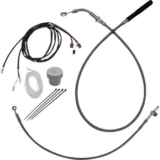 Fat Baggers, Inc. 119918 EZ Install Plus Handlebar Installation Kit - Braided