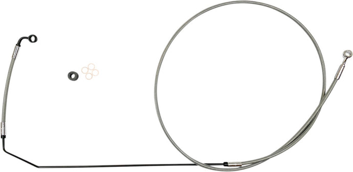 Magnum SSC1416-91 XR Stainless Dot Brake Line Kit - +4in. / +8in. - Stainless with Chrome Fittings