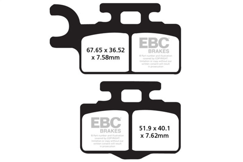 Load image into Gallery viewer, Ebc Powersports FA302R EBC R Sintered Brake Pads
