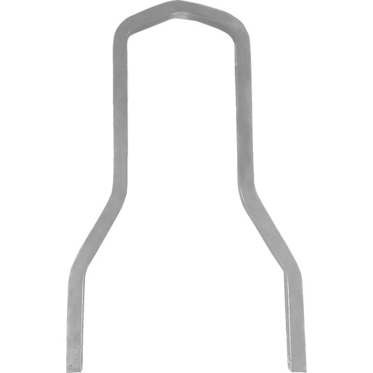 Drag Specialties 1501-0782 Square Sissy Bar - Short- 10.2in. x 8.2in. - Chrome