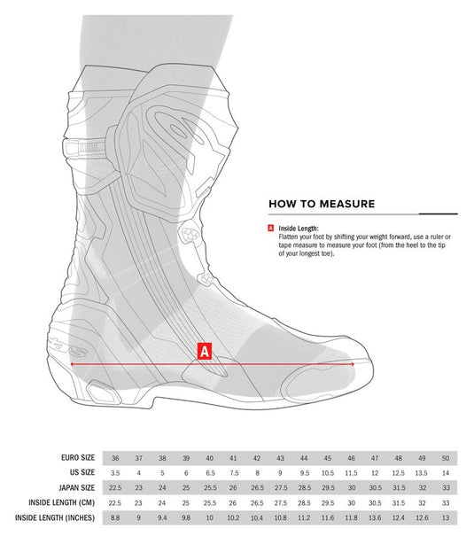 Alpinestars SMX-6 V3 Boots (8, Black/White/Red Graphic)