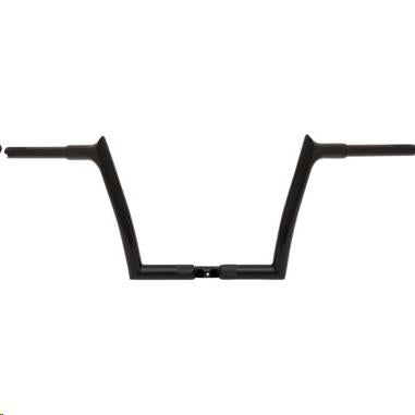 Fat Baggers, Inc. 906010-B 1-1/4in. EZ Install Pointed Top Handlebars - Gloss Black