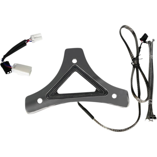 Custom Dynamics CD-BR-BCMXL-C Run/Brake Backrest LED Lights - Chrome