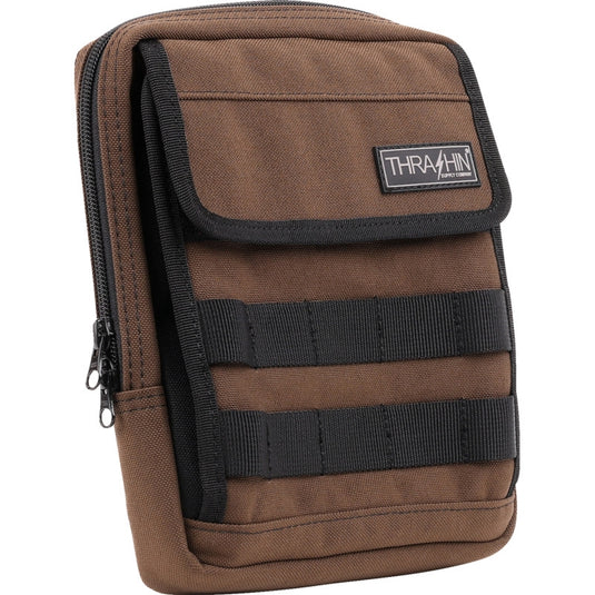 Thrashin Supply Company THB-0032 Handlebar Bag Slim - Brown