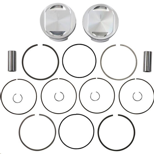 J.E. Pistons 324720 FSR Piston Kit - Standard Bore 3.937in., 9.5:1 Compression