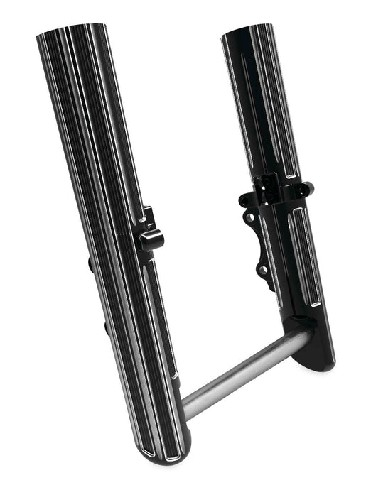 Arlen Ness 40-523 Hot Legs Single Disc Fork Leg Set - 10-Gauge - Black