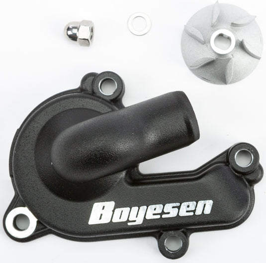 Boyesen WPK-44AB Hy-Flo Water Pump Cover and Impeller Kit - Black