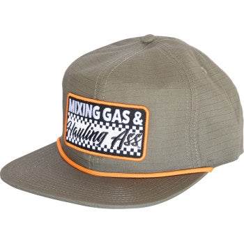 Load image into Gallery viewer, Fmf Racing Primo Ripstop Hat (One Size Fits Most, Olive)
