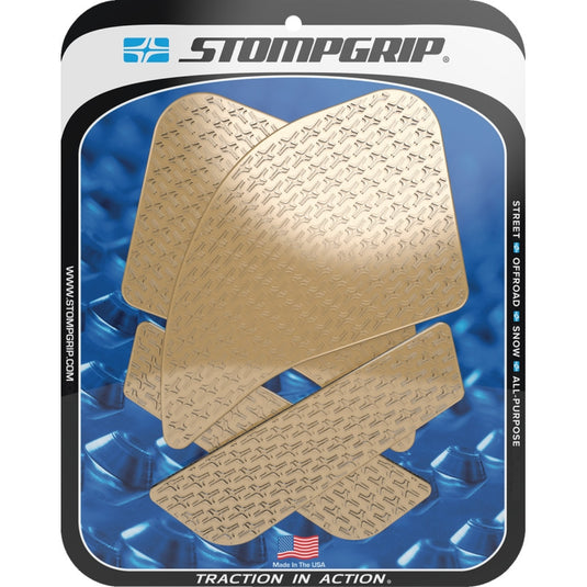 Stompgrip 55-14-0178C Icon Profile Traction Tank Grip - Street - Clear