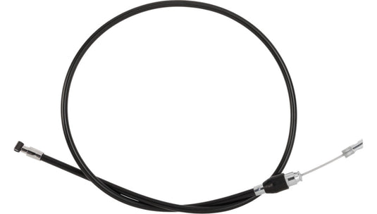Drag Specialties 0652-3254 Quick Connect Braided Upper Clutch Cable - 42in. - Black/Chrome