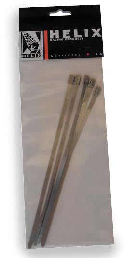Helix Racing Products 304-0508 Stainless Steel Cable Ties - 8in.