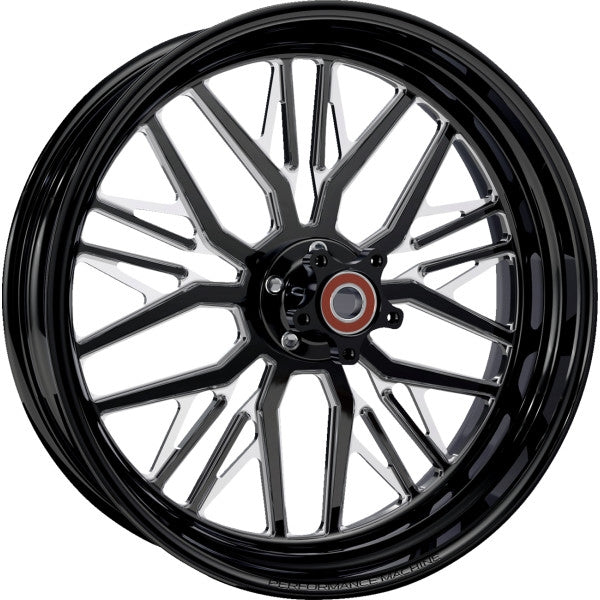 Performance Machine 1270-7814R-NVSAP-BMP Nivis Rear Wheel - 18in.x5.5in. - Platinum Cut