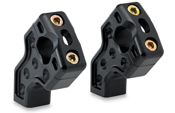 Joker Machine 03-866B Pullback Handlebar Risers - Black Anodized