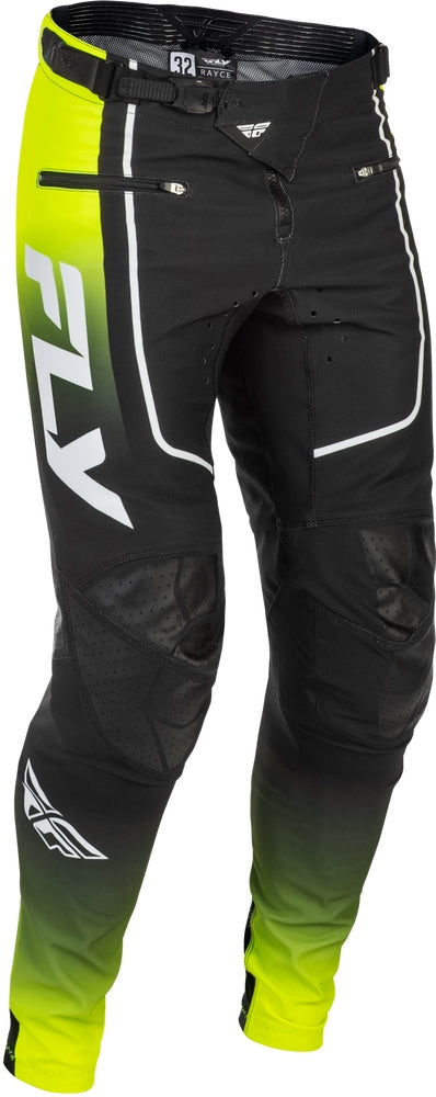 Fly Racing Rayce Bicycle Pants (28, Lime/Black/White)