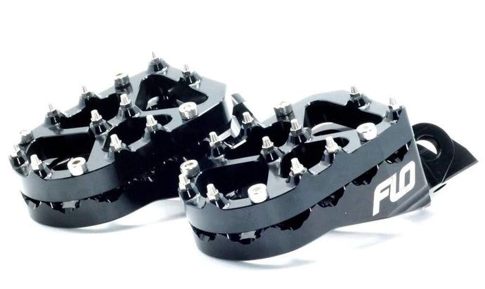 Flo Motorsports SPEG-795-2BLK Snow Bike Footpegs - Black