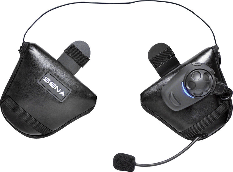SENA SPH10H-FM-01 SPH10H-FM Bluetooth Communication System with Built-in FM Tuner for Half Helmet - Single Unit