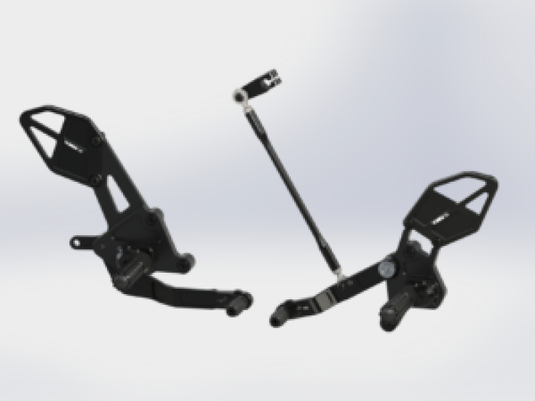 Vortex Racing RS651K VTX Adjustable Rear Sets