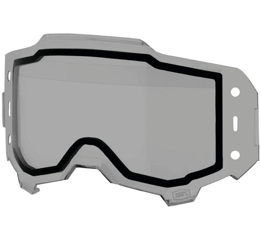 100% Armega Forecast Dual Pane Lens - Smoke