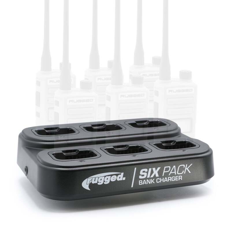 Load image into Gallery viewer, Rugged Radios 6PACK-R1 RGD Chargers
