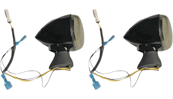 Custom Dynamics PB-SCOUT-AW-BS Probeam Dynamic Ringz Front Led Turn Signal - Gloss Black