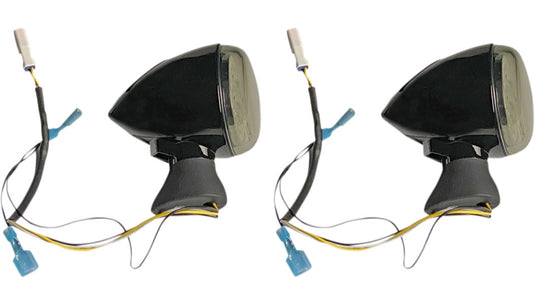 Custom Dynamics PB-SCOUT-AW-BS Probeam Dynamic Ringz Front Led Turn Signal - Gloss Black