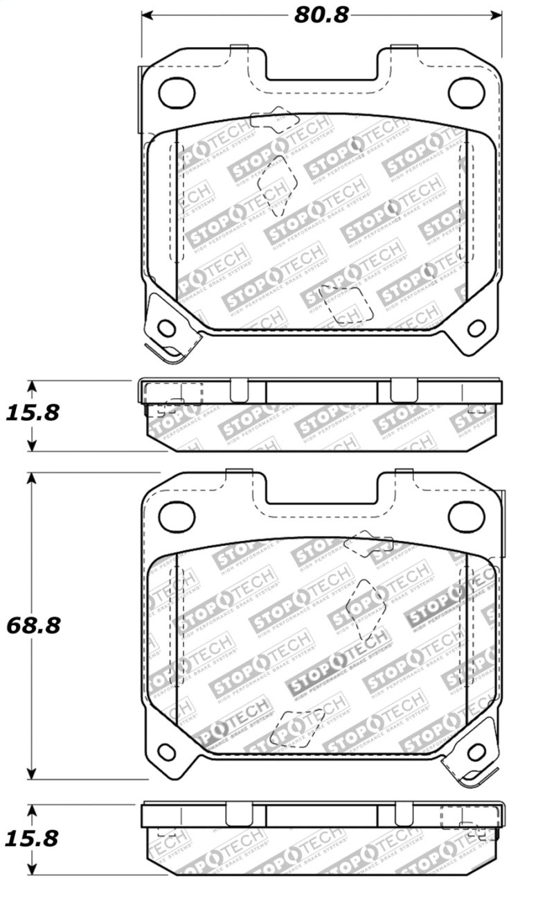 Load image into Gallery viewer, Stoptech 309.06300 ST Sport Brake Pads
