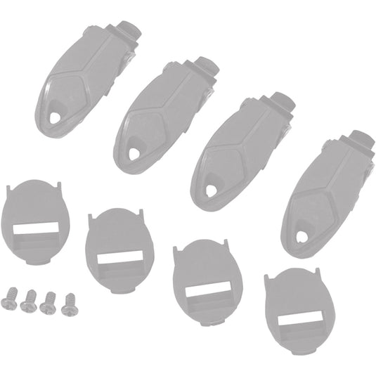Moose Racing Qualifier Boot Buckle Kit - White
