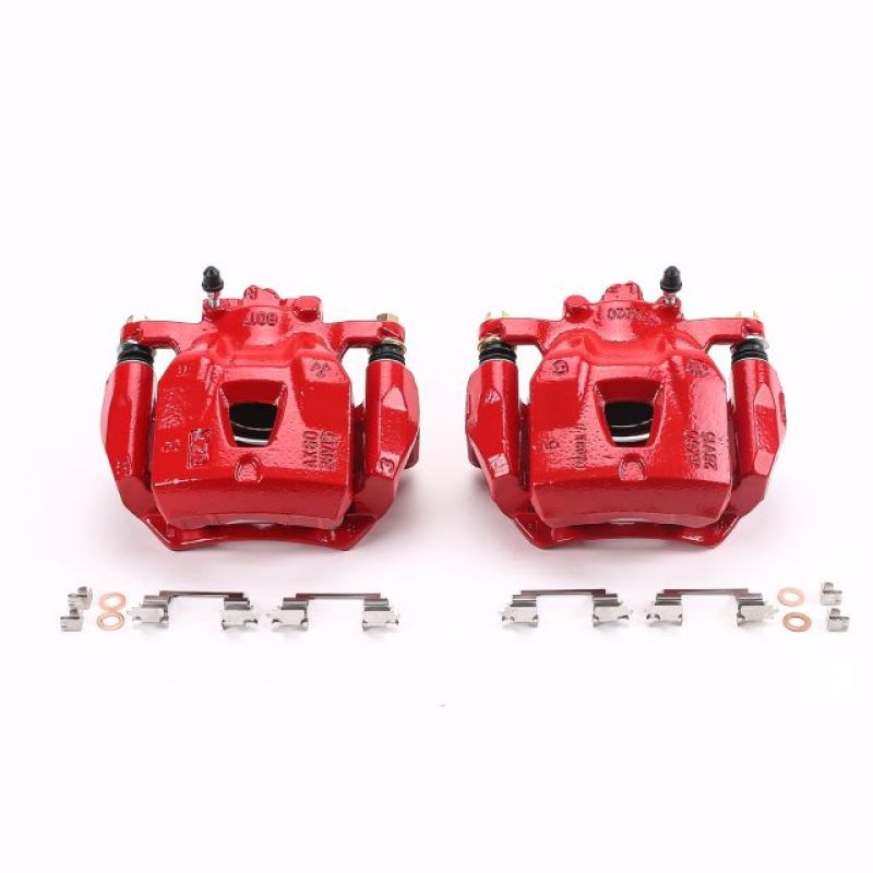 Load image into Gallery viewer, Powerstop S1974 PSB Red Calipers
