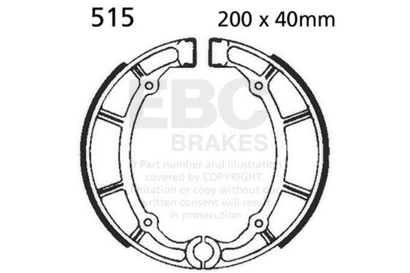 Load image into Gallery viewer, Ebc Powersports 515 EBC Powersport Brake Shoes
