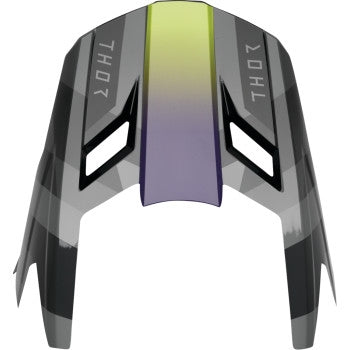 Thor Visor Kit for Fleet Helmet - Lg-2XL - Black/Green